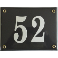 Huisnummer bord 'extra 3' 17x13 cm